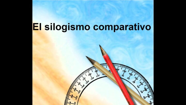 2 ejemplos de silogismo de comparacion