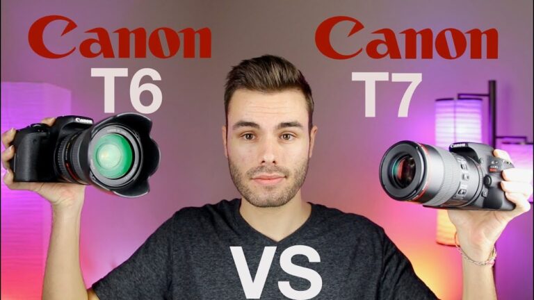 Descubre la impactante diferencia entre Canon T6 y T7 en fotografía.