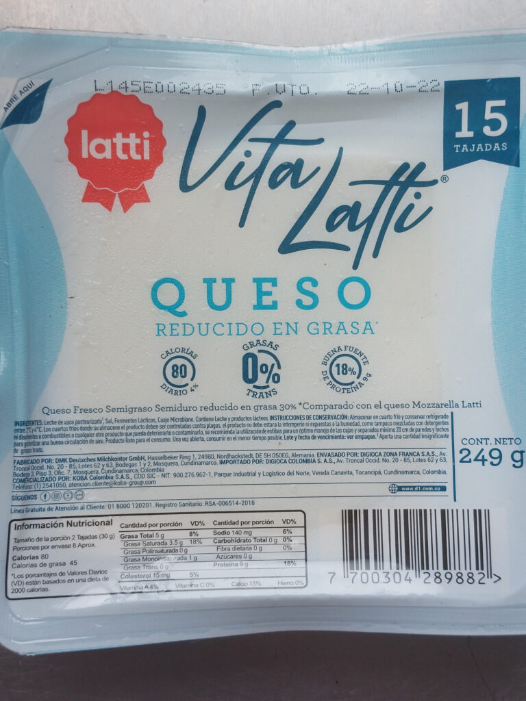 Todo lo que necesitas saber sobre el precio del queso Latti D1