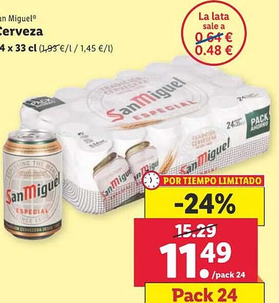 Comparativa de precios: ¿Dónde encontrar la cerveza San Miguel más económica? ¡Descubre las ofertas en Lidl!